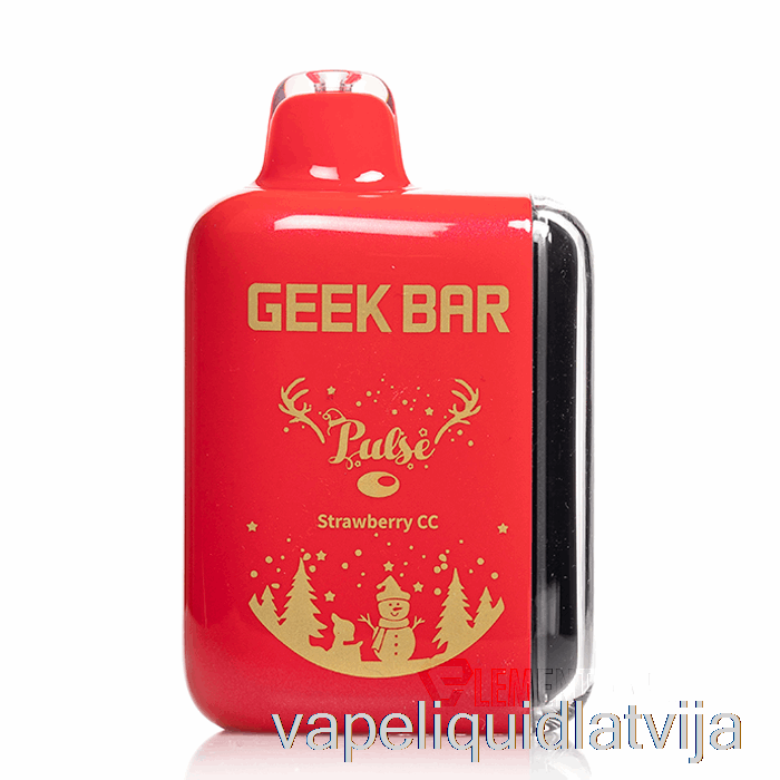 Geek Bar Pulse 15000 Vienreizējais Strawberry Cc Vape šķidrums